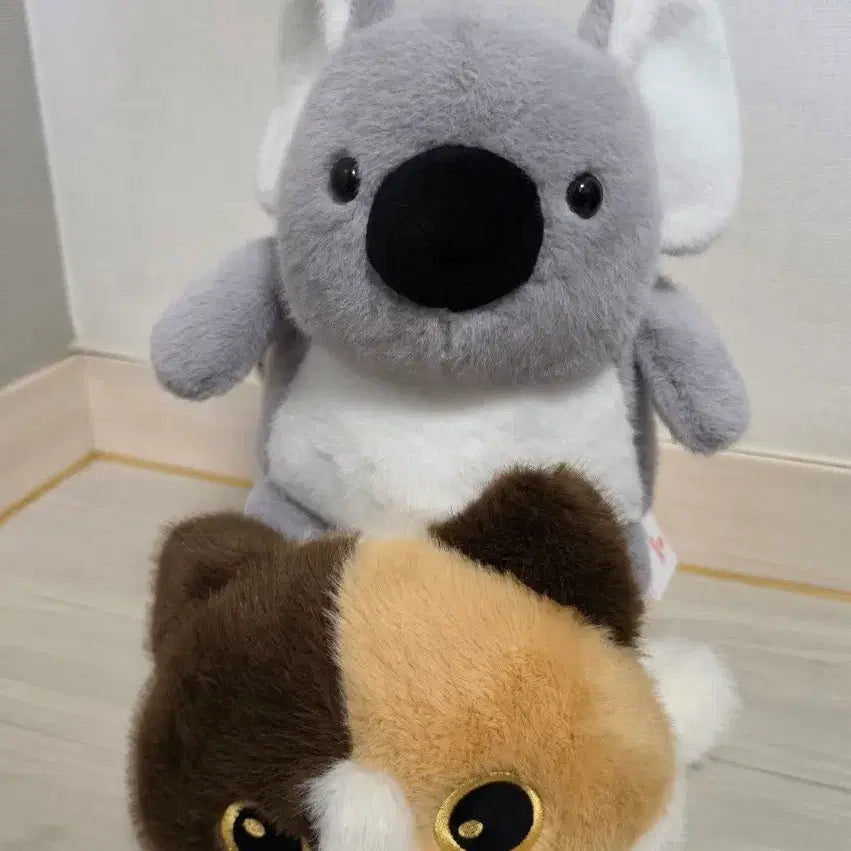 [BUNJANG] Jjang Arcade Stuffed Animals Bundle (Koala, Cat) / 짱오락실 인형 코알라,고양이 일괄