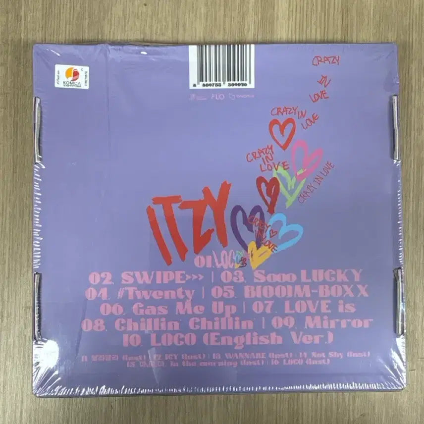 [BUNJANG] ITZY Crazy In Love Yuna Version Album / 새상품 있지 ITZY Crazy In Love 유나버전 앨범