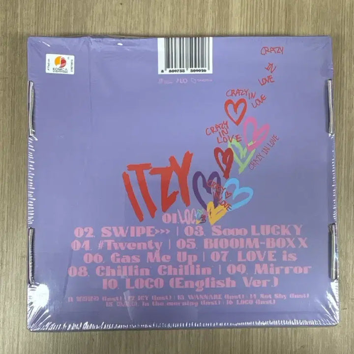 [BUNJANG] ITZY Crazy In Love Yuna Version Album / 새상품 있지 ITZY Crazy In Love 유나버전 앨범