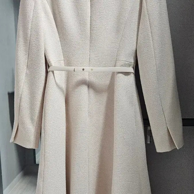 [BUNJANG] LINE EDITON Tweed Dress Set Ivory / 라인어디션 피로연 및 하객 원피스