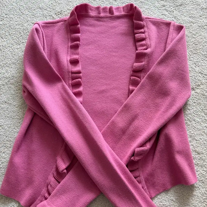 [BUNJANG] Spooning Lily Cardigan (Pink) / 스푸닝 릴리가디건 (PINK)