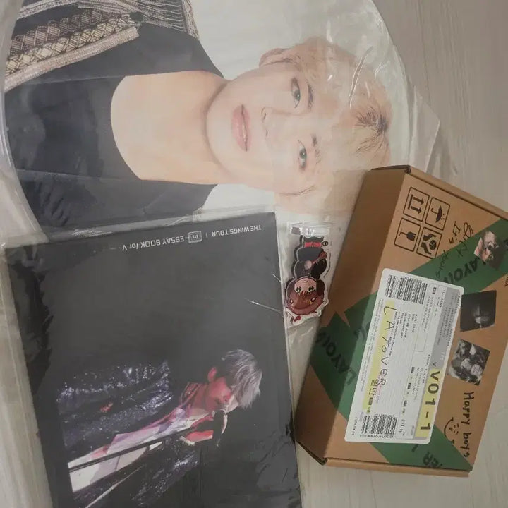 [BUNJANG] BTS V Wings Essay Book, Album, and Fan Set / 방탄 태형 뷔 입덕 시작  윙즈 에세이북 및 앨범 세트로 고고