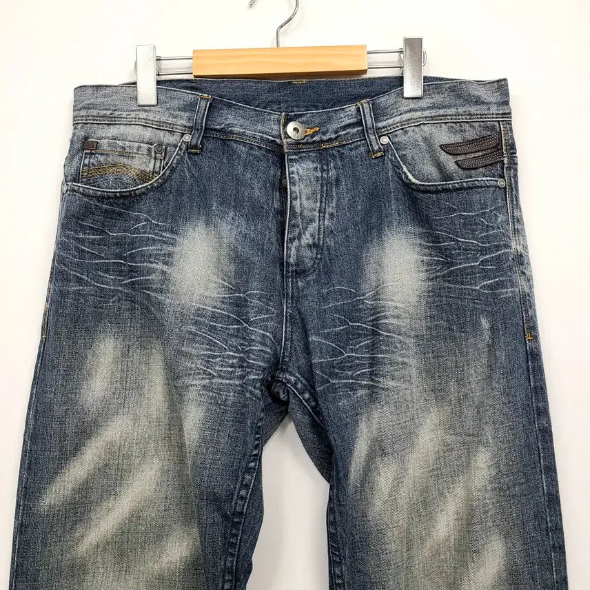 [BUNJANG] Armani Exchange Vintage Wash Denim Jeans / 아르마니 익스체인지 빈티지 워싱 데님 청바지/35/앨리스/1234