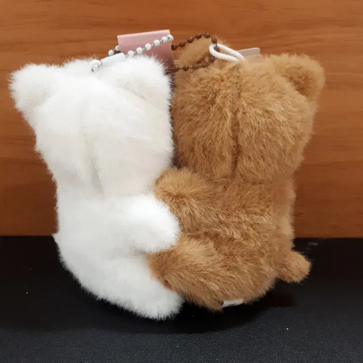 [BUNJANG] Daiso Couple Magnetic Puppy Keychain Plush Toy / 다이소 커플자석강아지 키링인형 새상품 누이 솜깅 징크스 물가의밤