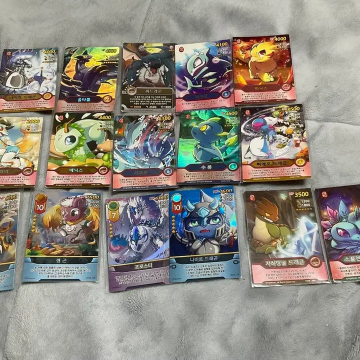 [BUNJANG] Dragon Village Card Set (16 Types) / 드래곤빌리지 드빌 카드 16종 판매