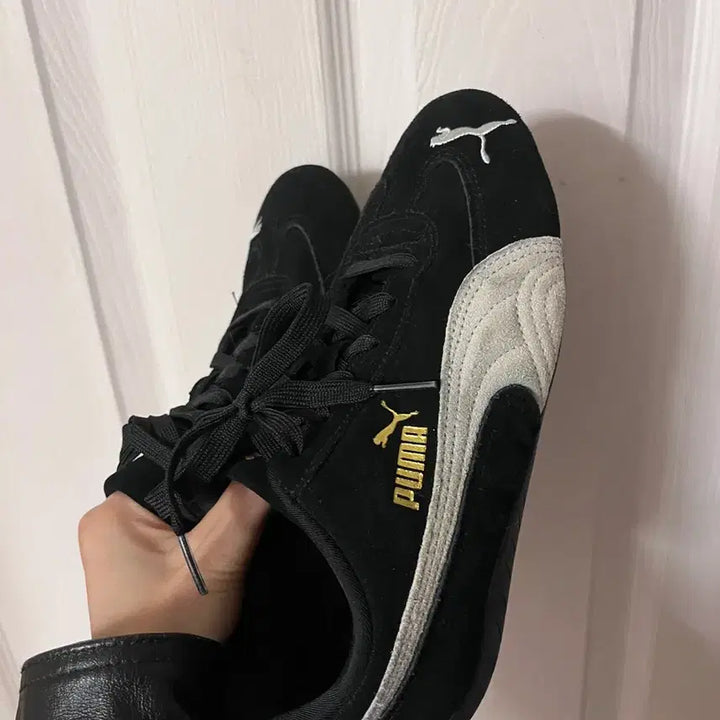 [BUNJANG] Puma Speedcat Black Suede Sneakers / 푸마 스피드캣 블랙 스웨이드 운동화 235