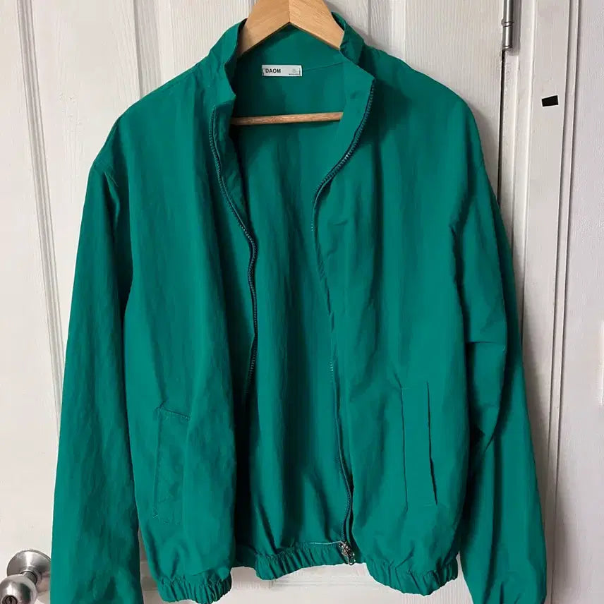 [BUNJANG] DAQM Green Windbreaker Jacket / DAQM 그린 바람막이 자켓