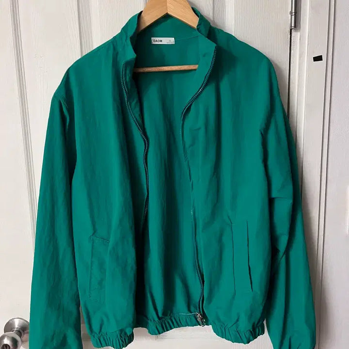 [BUNJANG] DAQM Green Windbreaker Jacket / DAQM 그린 바람막이 자켓