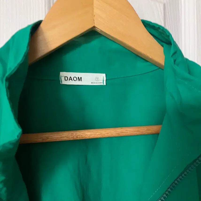 [BUNJANG] DAQM Green Windbreaker Jacket / DAQM 그린 바람막이 자켓