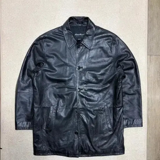[BUNJANG] Eddie Bauer Lambskin Leather Car Coat / L) 에디바우어 램스킨 레더 올드갭 대체 카코트 팔아요