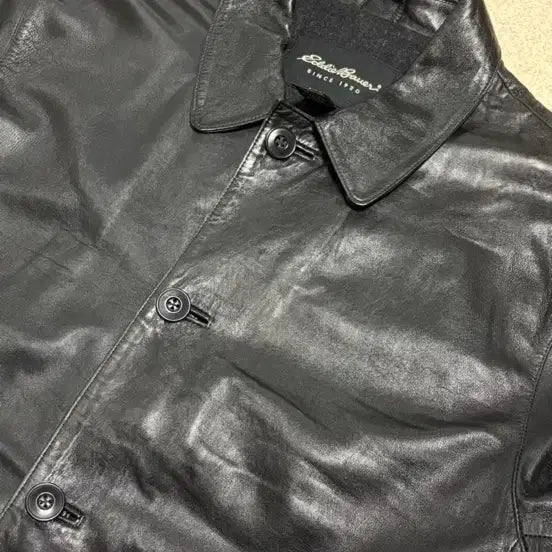 [BUNJANG] Eddie Bauer Lambskin Leather Car Coat / L) 에디바우어 램스킨 레더 올드갭 대체 카코트 팔아요