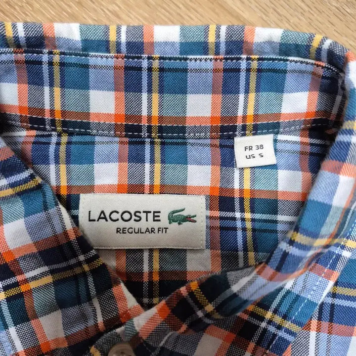 [BUNJANG] Lacoste Short Sleeve Check Shirt / 라코스테 반팔 체크 셔츠