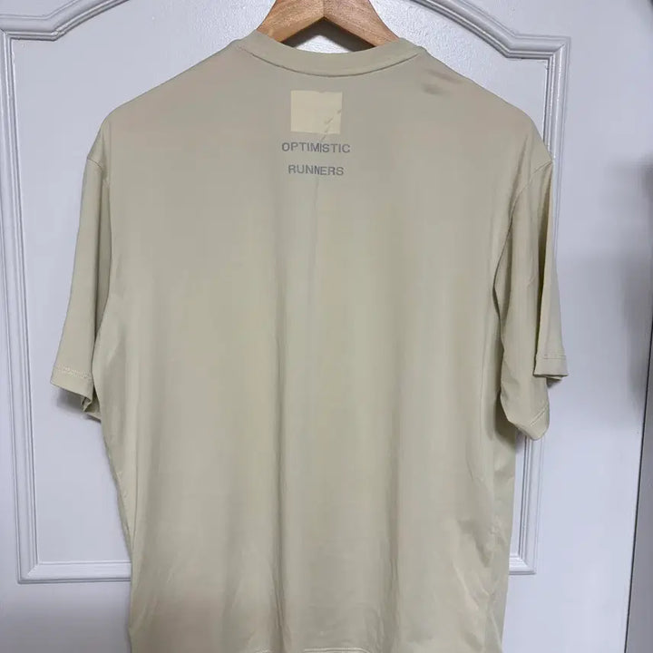 [BUNJANG] Optimistic Runner Half Sleeve T-shirt Sand / [S] 옵티미스틱 러너 반팔 샌드