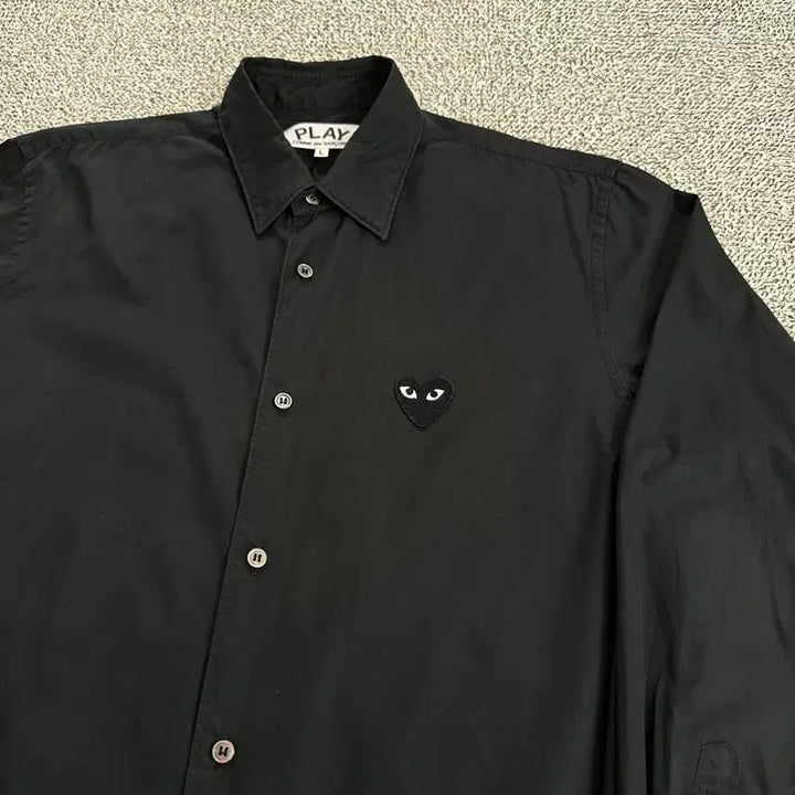 [SOLD OUT] 꼼데가르송 셔츠 블랙