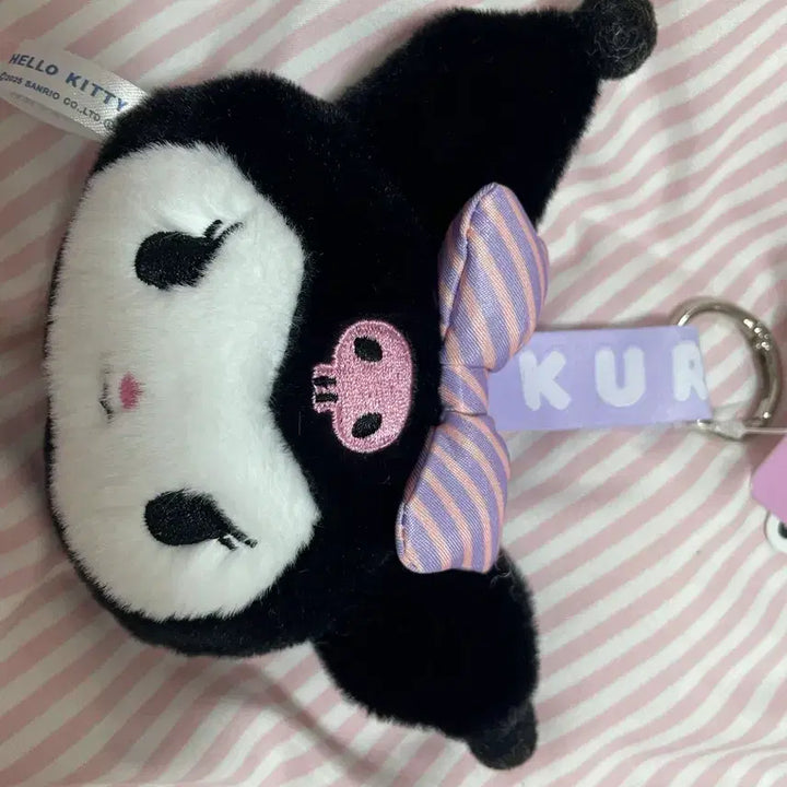 [BUNJANG] Sanrio Kuromi Keyring Doll Keychain / 산리오 쿠로미 키링 인형 키홀더