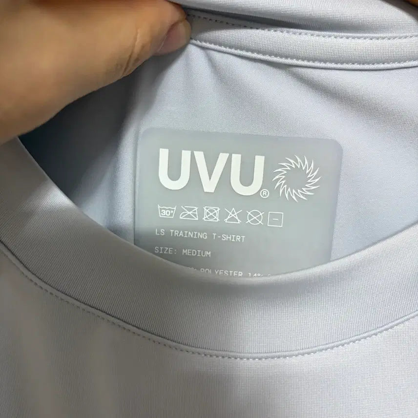 [BUNJANG] UVU Training Long Sleeve Top - Grey / [M] UVU 트레이닝 롱슬리브 탑 그레이