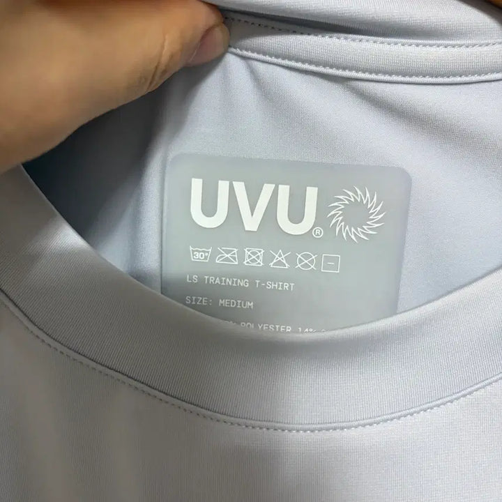 [BUNJANG] UVU Training Long Sleeve Top - Grey / [M] UVU 트레이닝 롱슬리브 탑 그레이