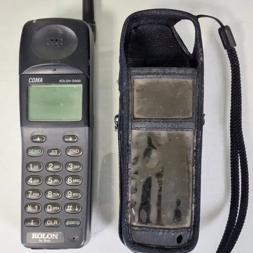 [BUNJANG] Kolon D500 Brick Phone (1996) / 근대사 수집 자료 옛날 핸드폰 벽돌폰 코오롱 D500 96년