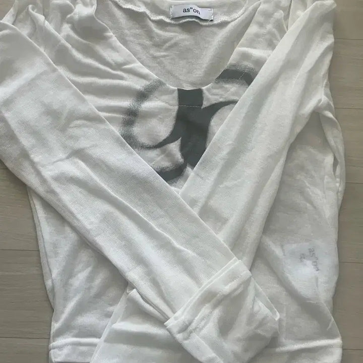 [BUNJANG] AZON See-Through Long-Sleeve T-Shirt / 애즈온 시스루 티