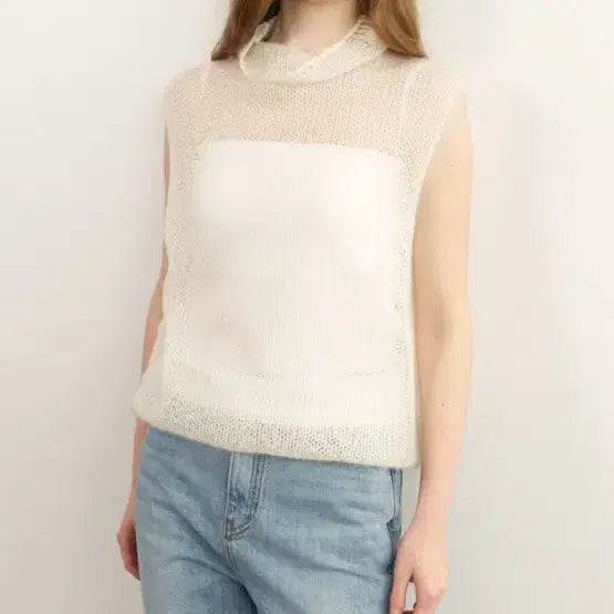 [BUNJANG] Lapla Austin Mohair Knit / 라플라  오스틴 모헤어 니트 새상품
