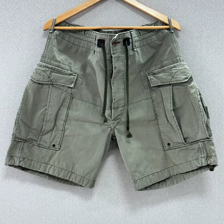 [BUNJANG] RRL Denim Cargo Shorts (Size 34) / 더블알엘 카고 반바지 / 34