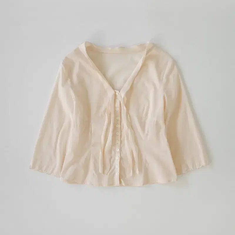 [BUNJANG] Modestmood Barrett Blouse (Peach Cream) / (새상품) 모데스트무드 Barrett Blouse(peach cream)