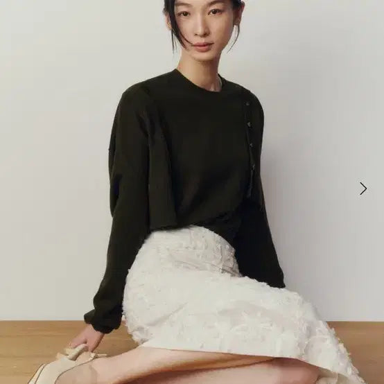 [BUNJANG] Ssie Rona Knit Cardigan Set / 시에 로나 니트가디건 세트