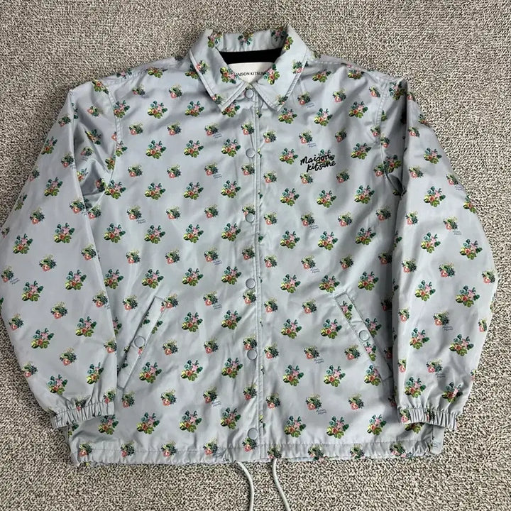 [BUNJANG] Maison Kitsuné Flower Coach Jacket Windbreaker / 매종키츠네 바람막이