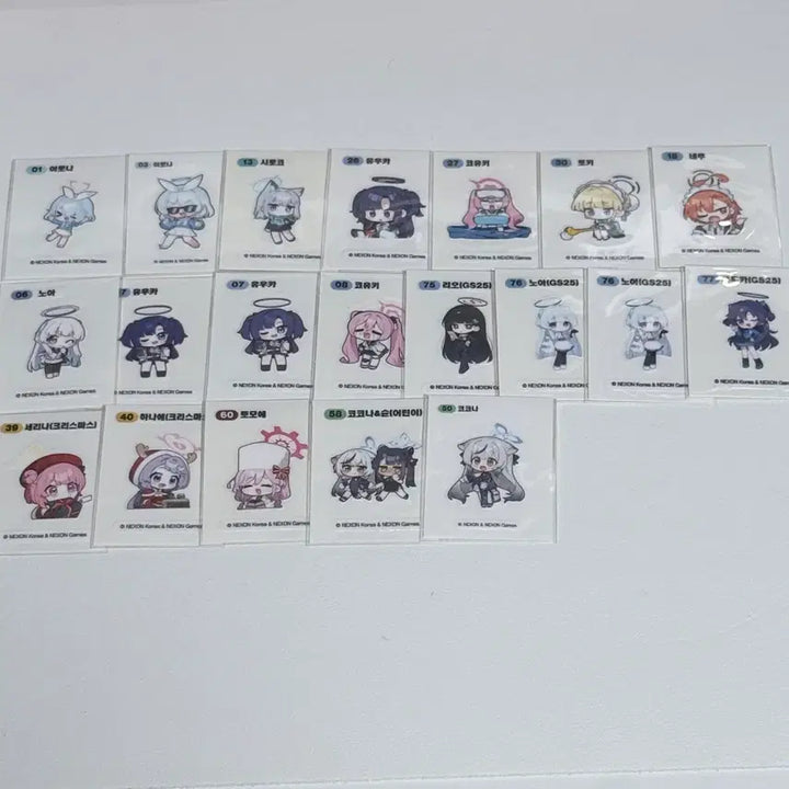 [BUNJANG] Blue Archive Stick-and-Peel Seals (Ttibuseal) - Series 1 &amp; 2 / 블루아카이브 띠부씰 1차 2차
