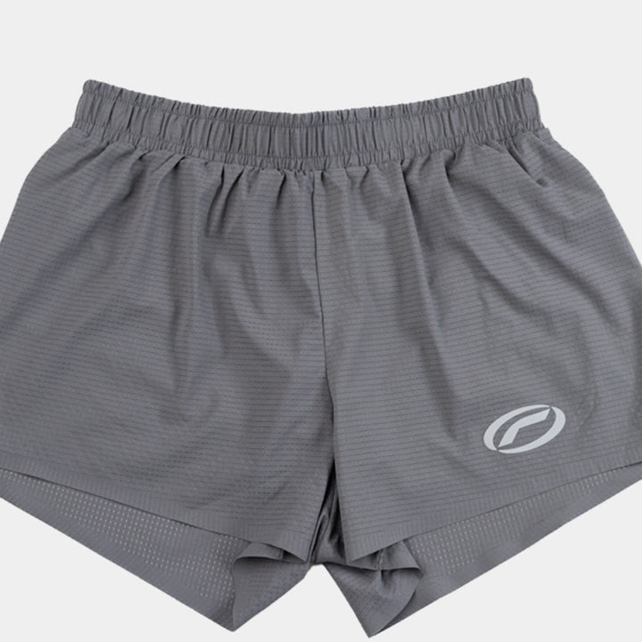 [BUNJANG] Optimistic Runners Performance Perforated Shorts Grey / [M] 옵티미스틱러너스 퍼포먼스 쇼트 그레이
