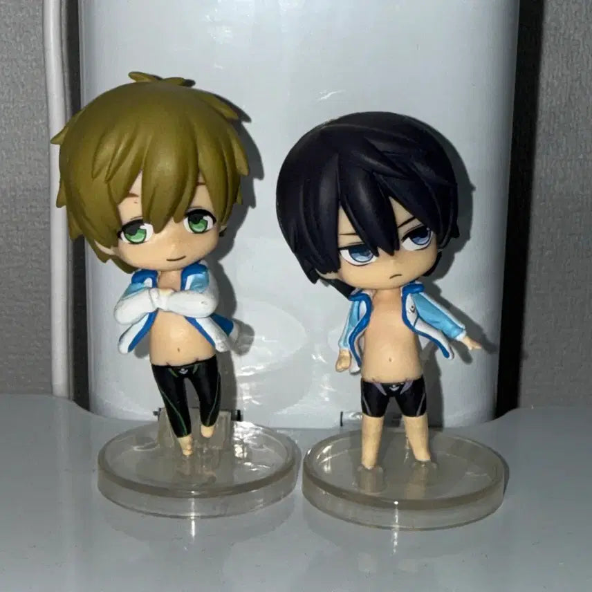 [BUNJANG] Free! Makoto Haruka Chibi-큥 Collection Figure Set / 일괄) free! 프리 마코토 하루카 치비큥 컬렉션 고전 피규어 알터