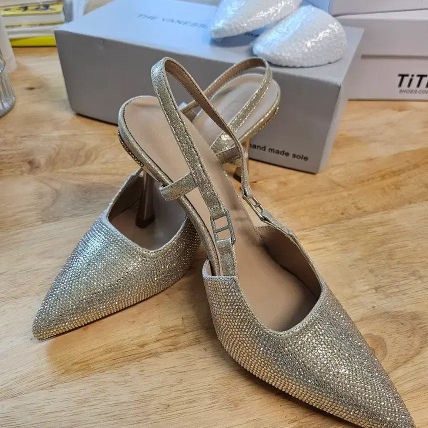 [BUNJANG] TITIMA Glitter Pumps Heels / TITIMA 글리터 펌프스 힐