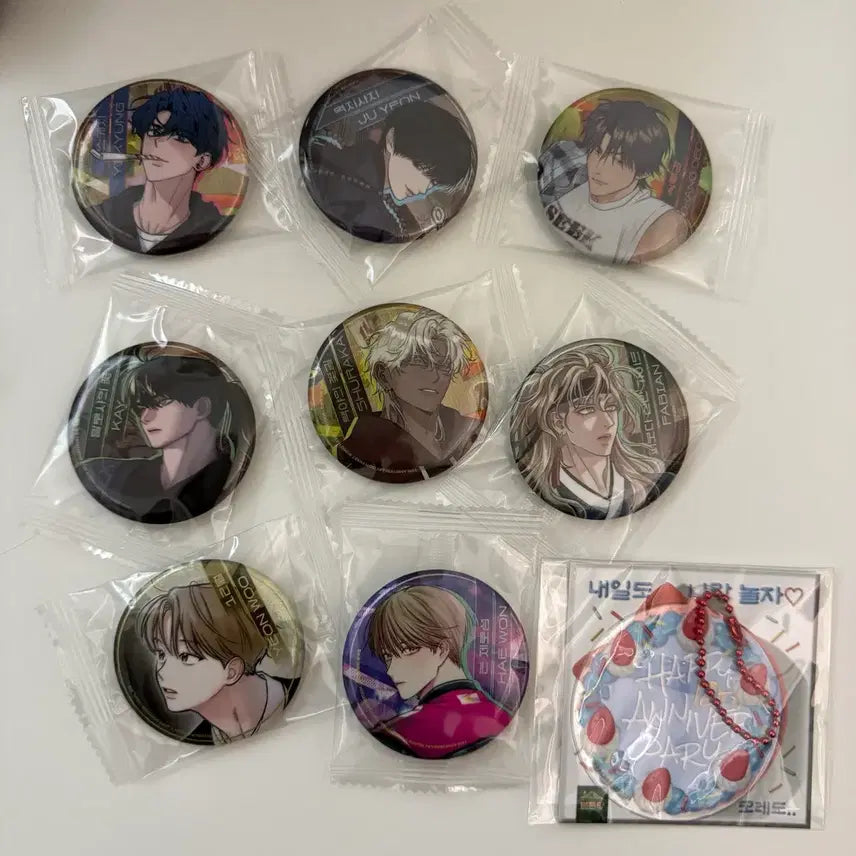[BUNJANG] Bomtoon 10th Anniversary Home Party Pop-up Can Badge / 봄툰 10주년 홈파티 팝업 캔뱃지