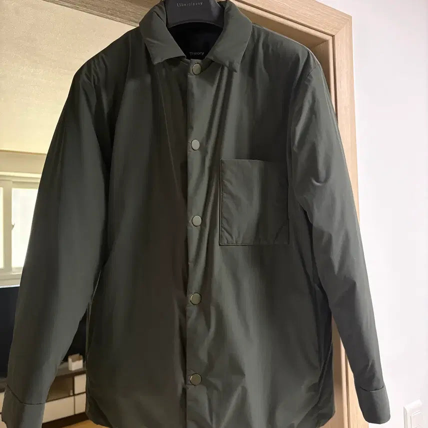 [BUNJANG] Theory Padded Jacket Khaki L / 띠어리 패딩 카키 / L 사이즈(100) /