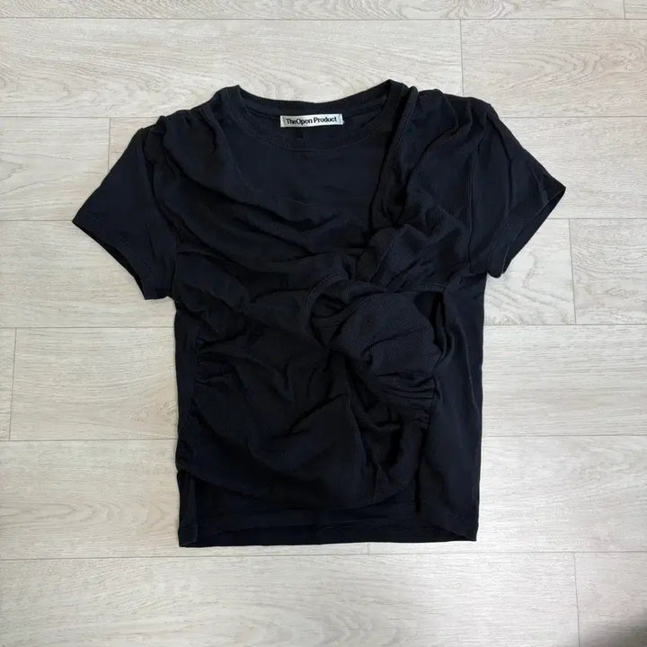 [BUNJANG] TheOpen Product Baby Tee Black / 더오픈프로덕트 베이비티 블랙
