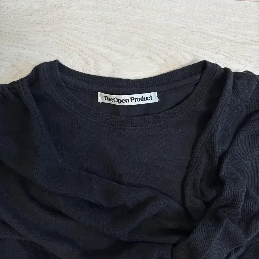 [BUNJANG] TheOpen Product Baby Tee Black / 더오픈프로덕트 베이비티 블랙
