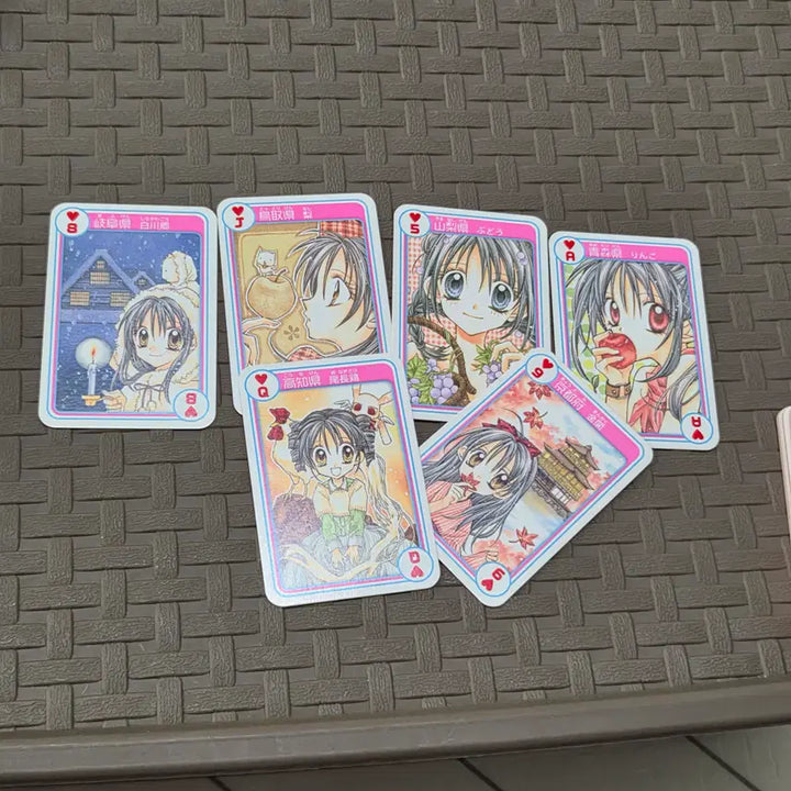[BUNJANG] Vintage "Moonlight Angel" Trump Card Deck - Incomplete Set / 고전 트럼프 카드 달빛천사 (하자 O) 달천 다꾸 지류 고전 미소녀