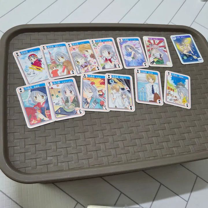 [BUNJANG] Vintage "Moonlight Angel" Trump Card Deck - Incomplete Set / 고전 트럼프 카드 달빛천사 (하자 O) 달천 다꾸 지류 고전 미소녀