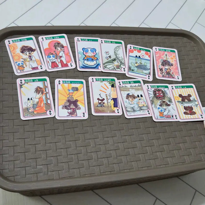 [BUNJANG] Vintage "Moonlight Angel" Trump Card Deck - Incomplete Set / 고전 트럼프 카드 달빛천사 (하자 O) 달천 다꾸 지류 고전 미소녀
