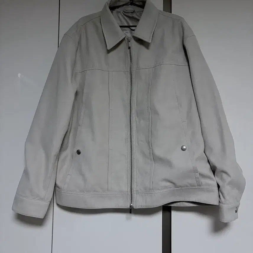 [SOLD OUT] (새상품) 탑텐 스웨이드 자켓 베이지 110사이즈