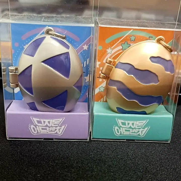 [BUNJANG] Digimon 25th Anniversary Limited Edition Agumon &amp; Gabumon Pendant Set / 25주년 한정판 아구몬 파피몬 펜던트 일괄