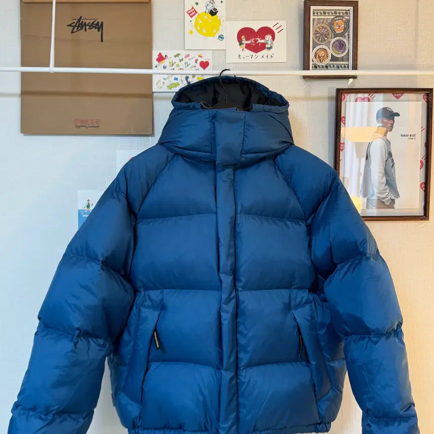 [BUNJANG] Thisisneverthat GORE-TEX WINDSTOPPER Down Puffer Jacket Blue M / (새상품)디스이즈네버댓 고어텍스 윈드스토퍼 다운푸퍼 패딩 블루 M