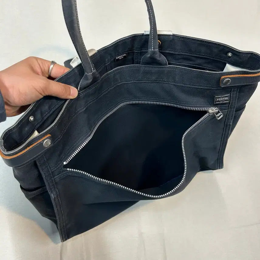 [BUNJANG] Yoshida Porter Porter Girl Tote Bag Shoulder Bag Navy / 요시다 포터 포터걸 토트백 숄더백 가방 네이비 Z12