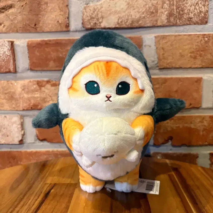 [BUNJANG] Mohu Sand Shark Costume Cat Plush Toy 25cm / 모후샌드 모푸샌드 모푸산도 모후산도 모프샌드 고양이 상어 코스튬 25cm