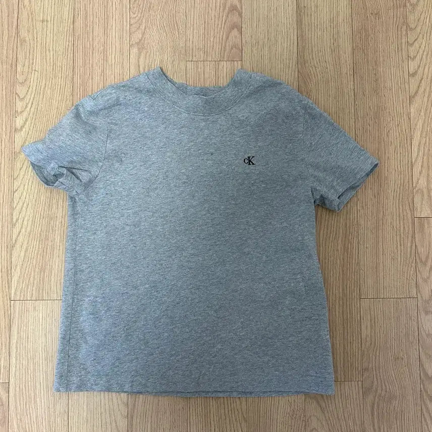 [BUNJANG] Calvin Klein Grey Logo T-Shirt XS / 캘빈클라인 그레이 로고 반팔티 XS