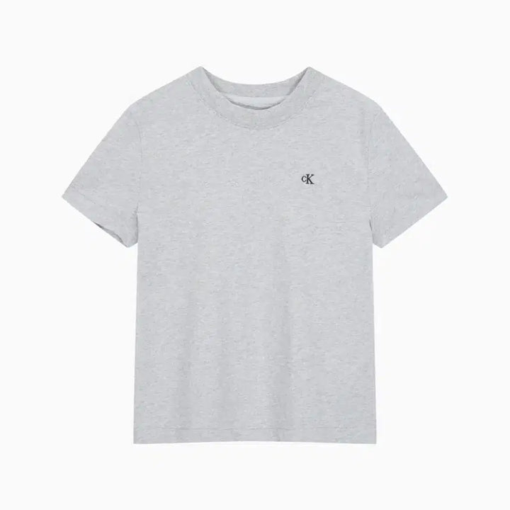 [BUNJANG] Calvin Klein Grey Logo T-Shirt XS / 캘빈클라인 그레이 로고 반팔티 XS