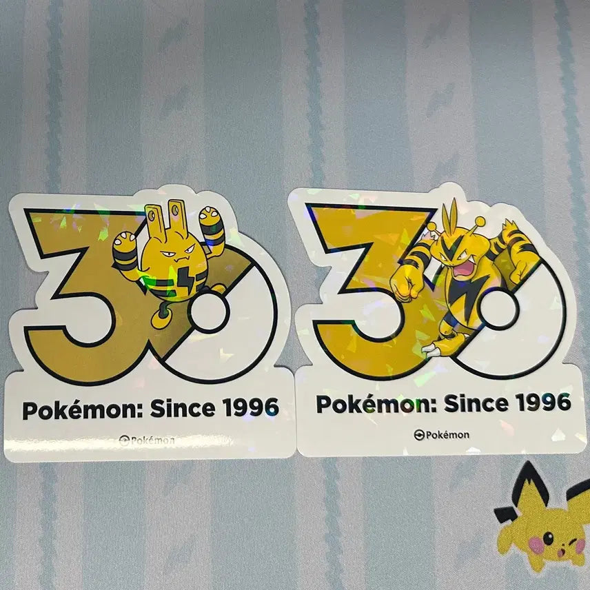 [BUNJANG] Pokemon 30th Anniversary Stickers Elekid / [포켓몬 30주년 기념 스티커]에레키드, 에레키