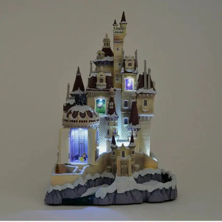 [BUNJANG] Disney Store Beauty and the Beast Castle Figure / 디즈니 스토어 미녀와 야수 캐슬 피규어