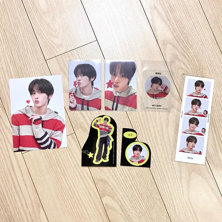 [BUNJANG] NCT-WISH Riku Weverse Membership Kit Photocard / (분철) 엔시티위시 리쿠 위버스 멤버십 멤버쉽 키트 풀세트 풀구성 포카