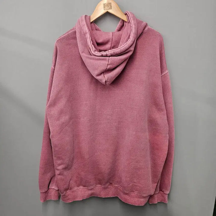 [BUNJANG] Compagno Brushed Pigment Hoodie Indie Pink / 꼼파뇨 기모 피그먼트 후드티 인디핑크